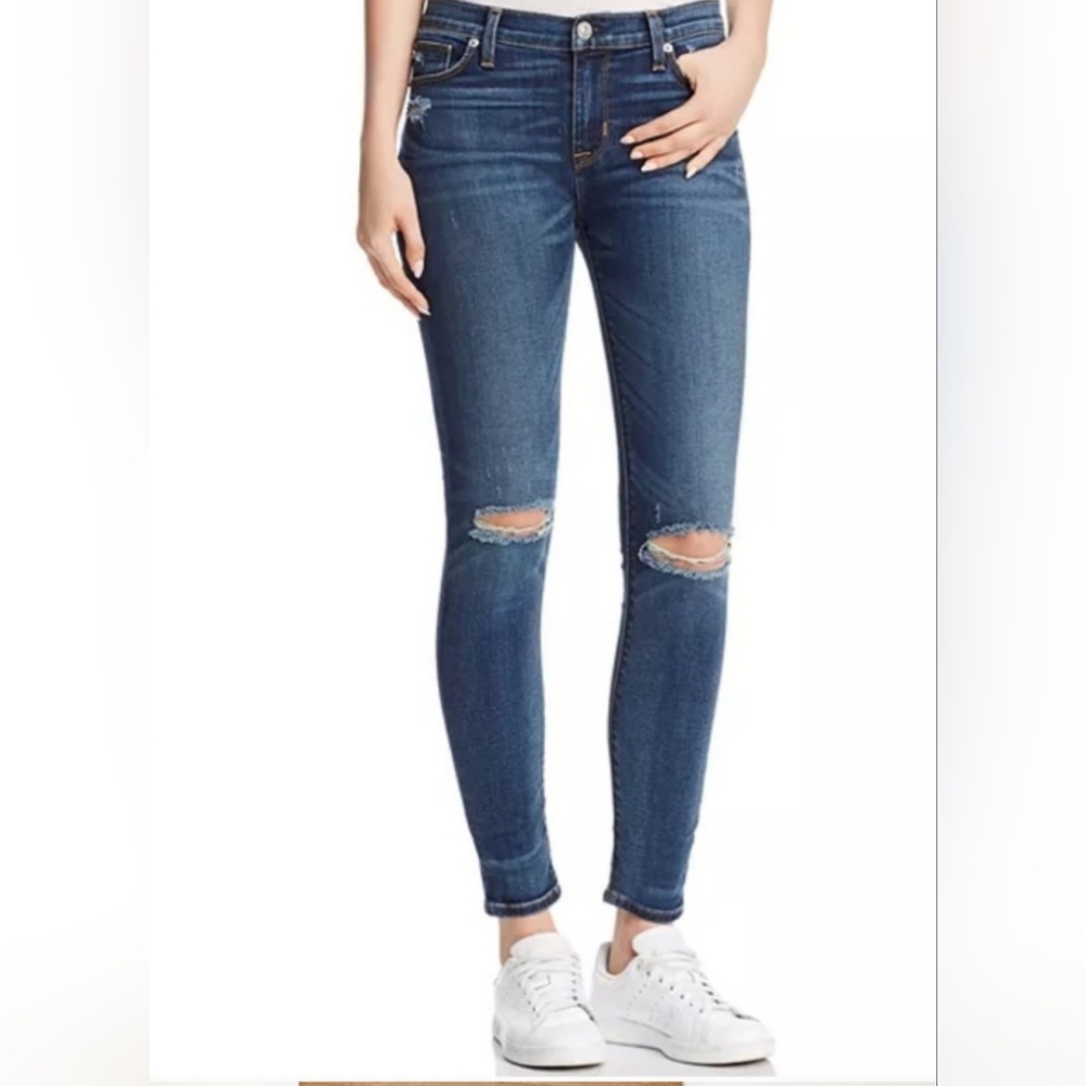 HUDSON ripped midrise Jeans size 30